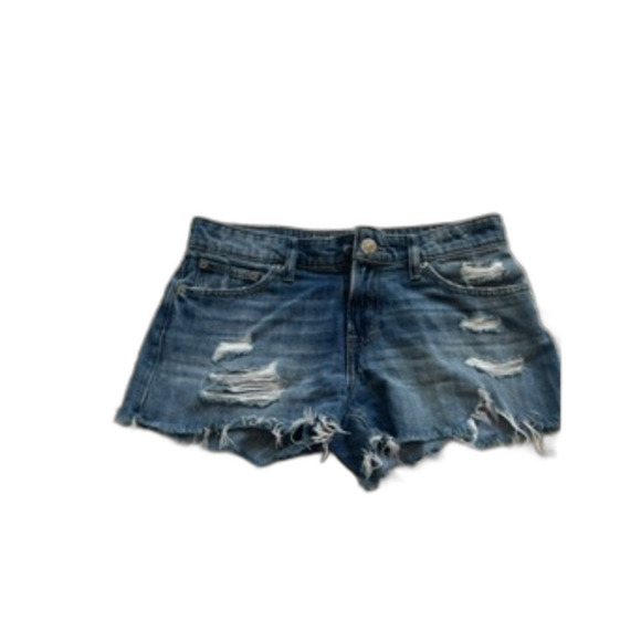 Size 2/26 Lucky Brand Distressed Midrise Shorts - Picture 1 of 2